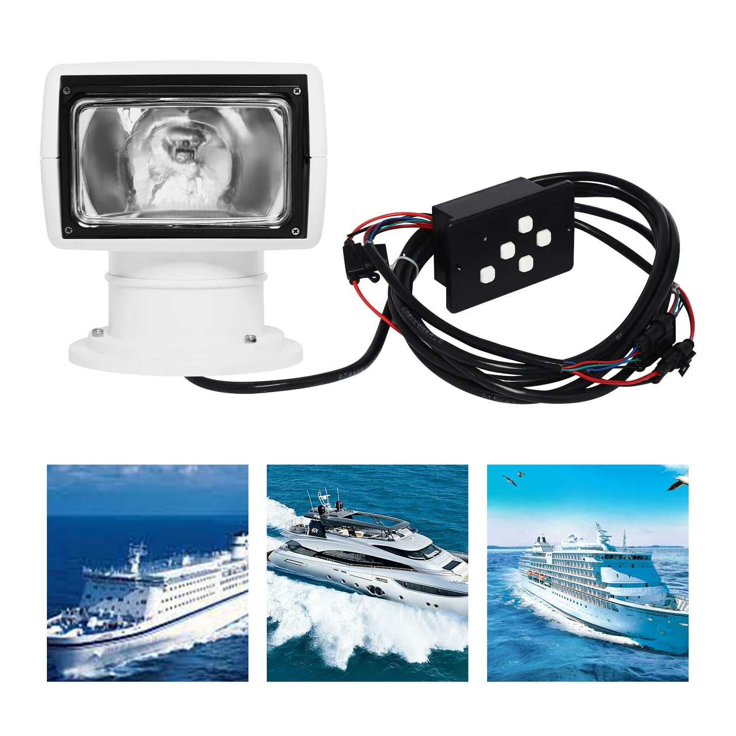 Remote Controlled Waterproof Marine Search Light 100 Watt