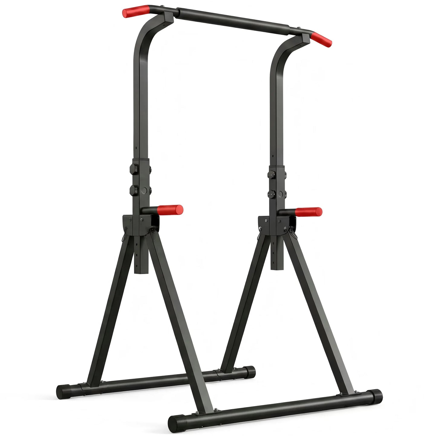 Foldable Power Tower Pull Up Bar Dip Station Strength Home Gym