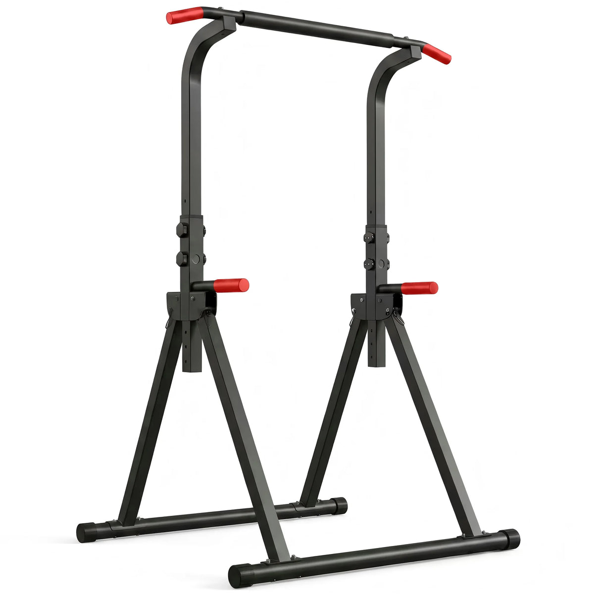 Foldable Power Tower Pull Up Bar Dip Station Strength Home Gym
