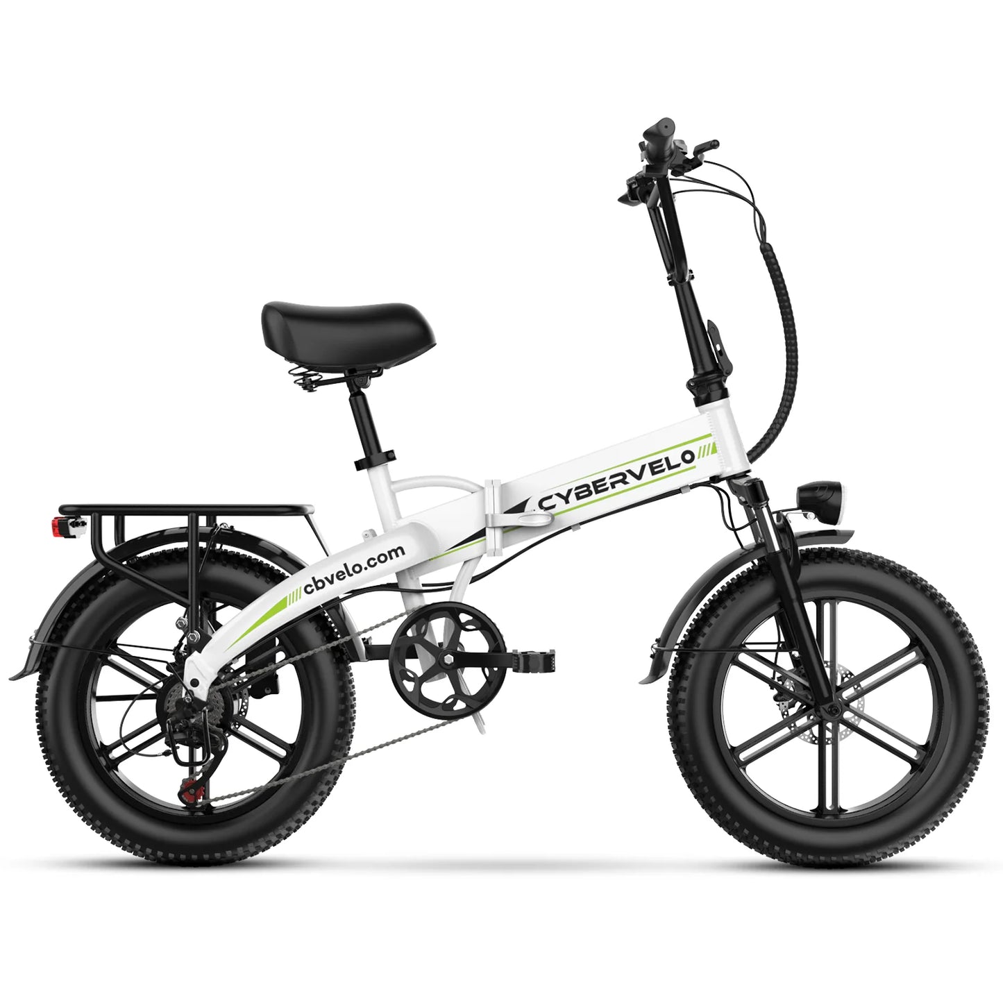 Cybervelo 1000W Folding Electric Bike With Long Range Battery