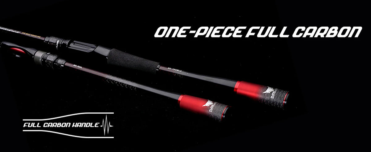 Purelure Seabed Carbon Spin Rod With Fuji Components