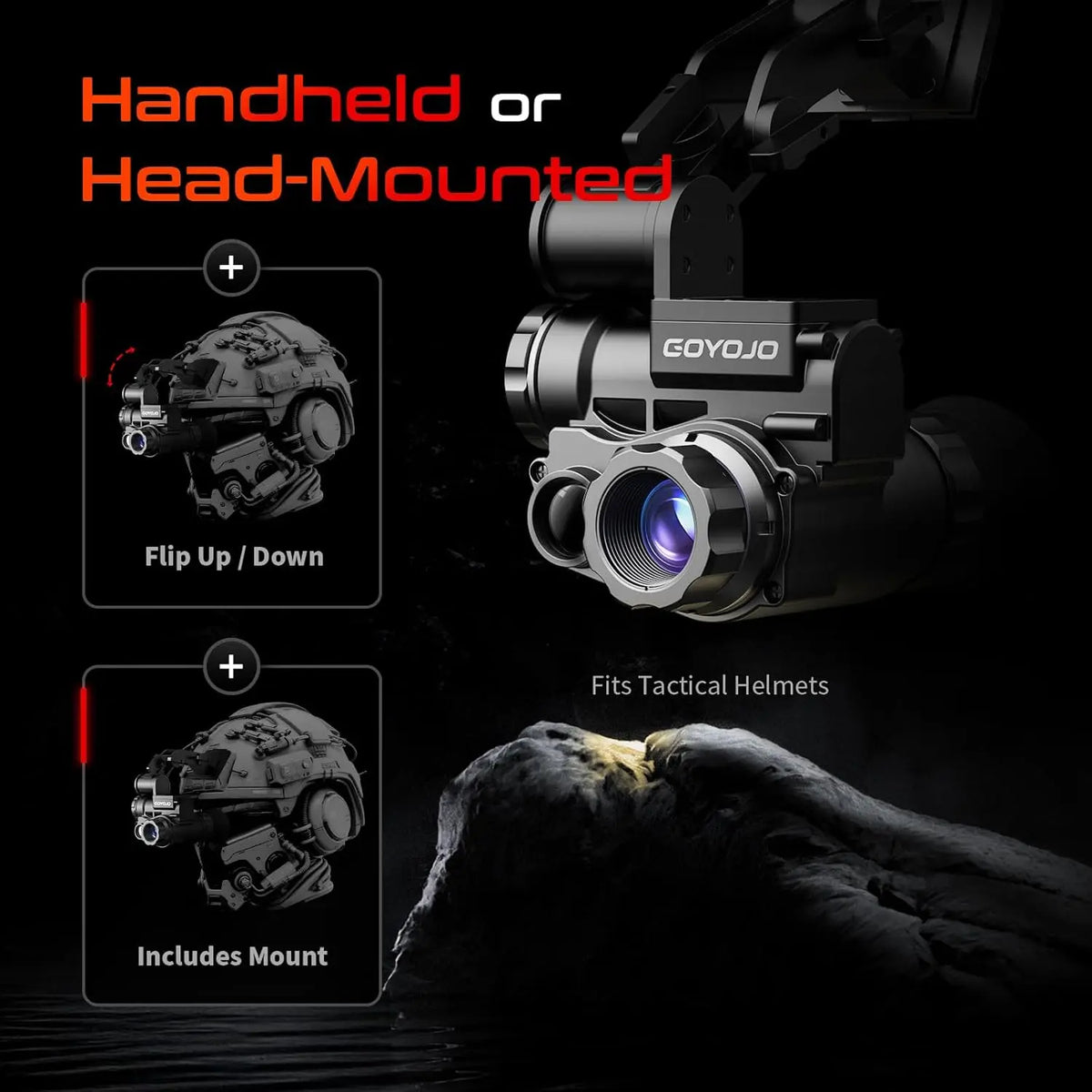 GOYOJO NVG10 Digital Night Vision Goggles With Photo Video Recording