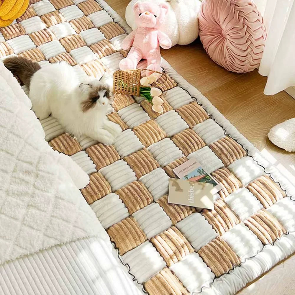 Waterproof Coral Fleece Pet Bed Mat and Car Seat Cover