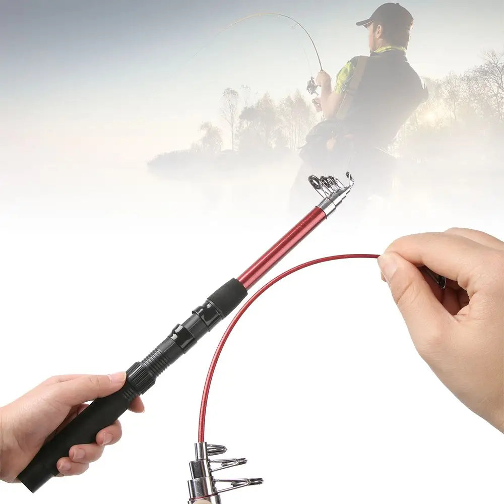 Durable Telescopic Fishing Rod For Ocean Boat And Beach Use