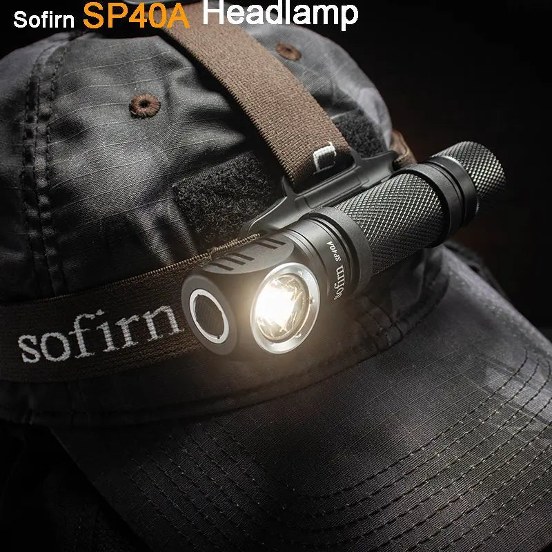 Sofirn SP40A Rechargeable Headlamp With TIR Optics 1200lm