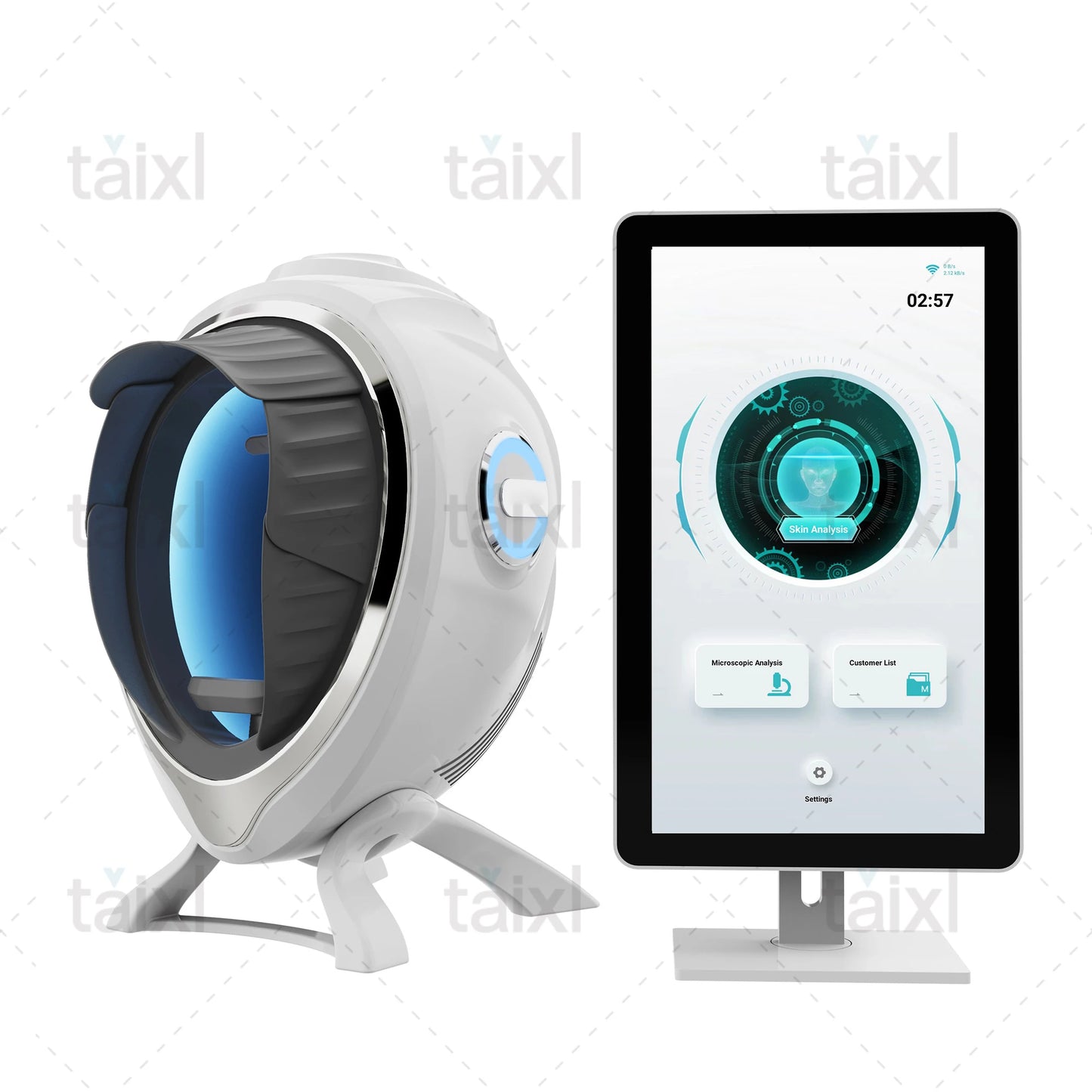 AI Skin Analyzer For Beauty Salons With 10 Spectrum Imaging
