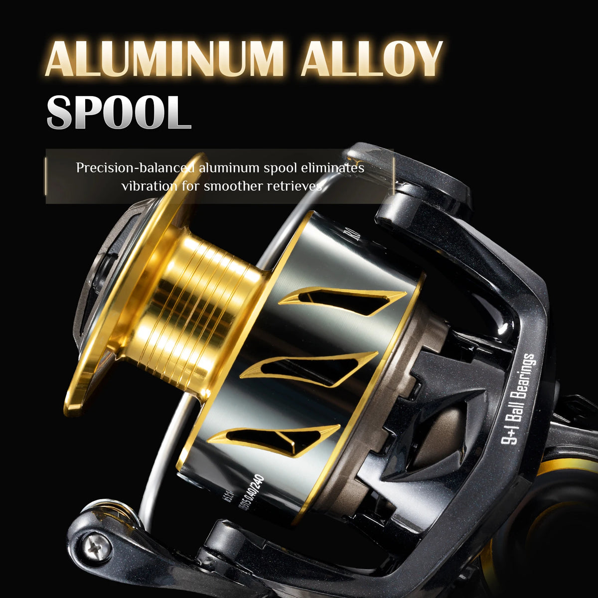 ROOBLINOS Saltwater Spinning Reel for Surf Fishing Aluminum Construction