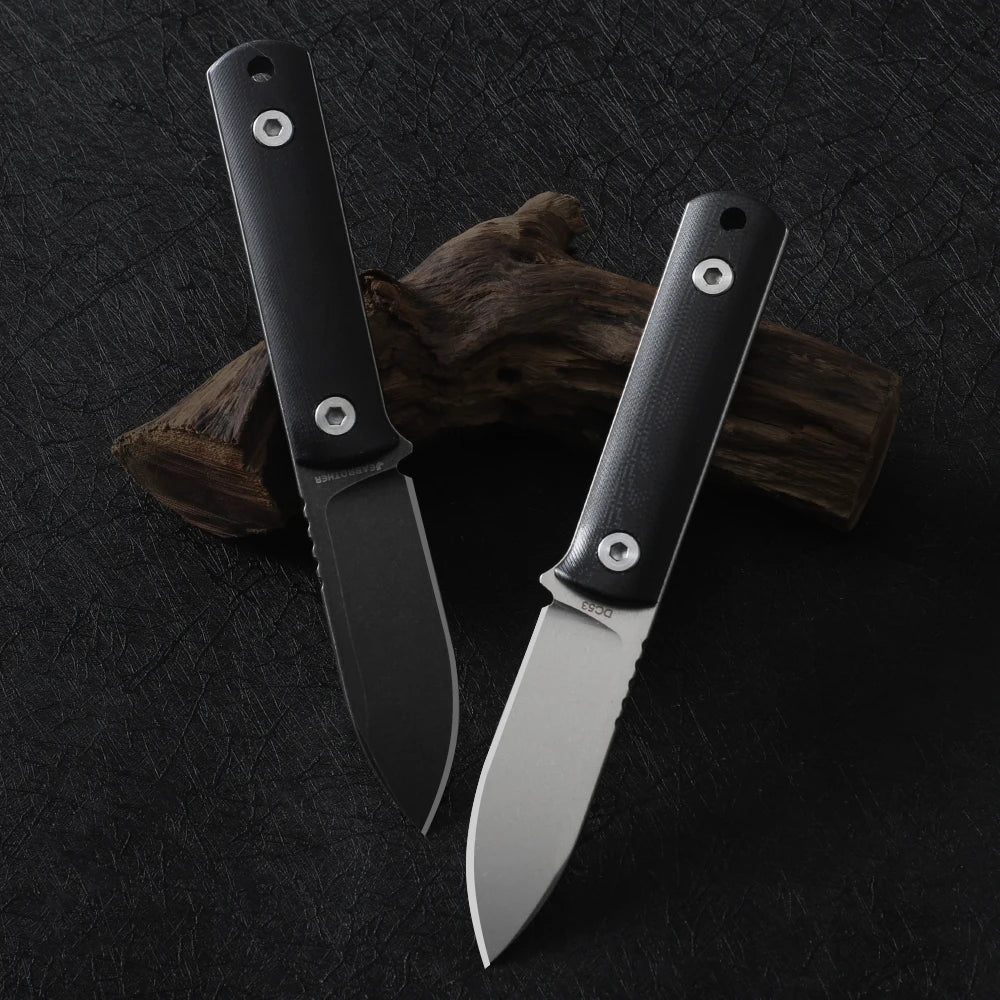DC53 Steel Portable Fixed Knife With G10 Handle And Sheath