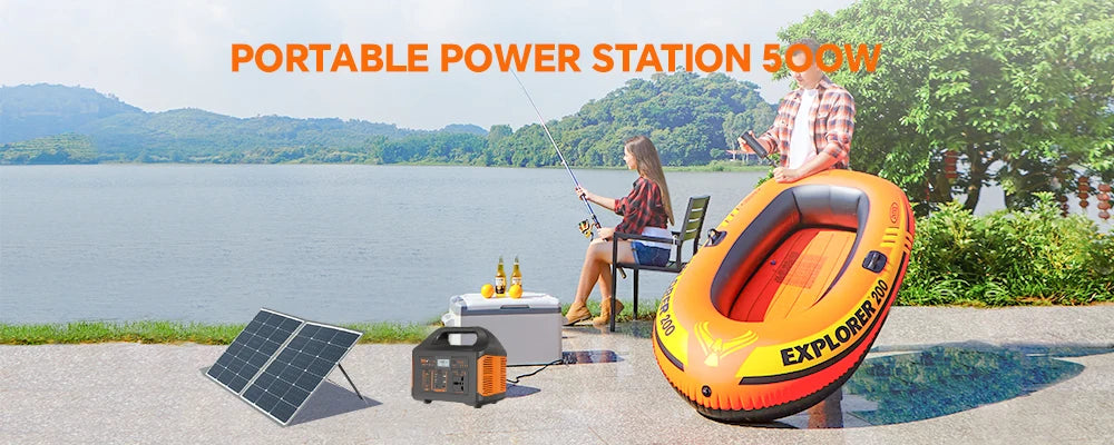 GaiaRay 500W Portable Solar Power Station For Outdoor Use