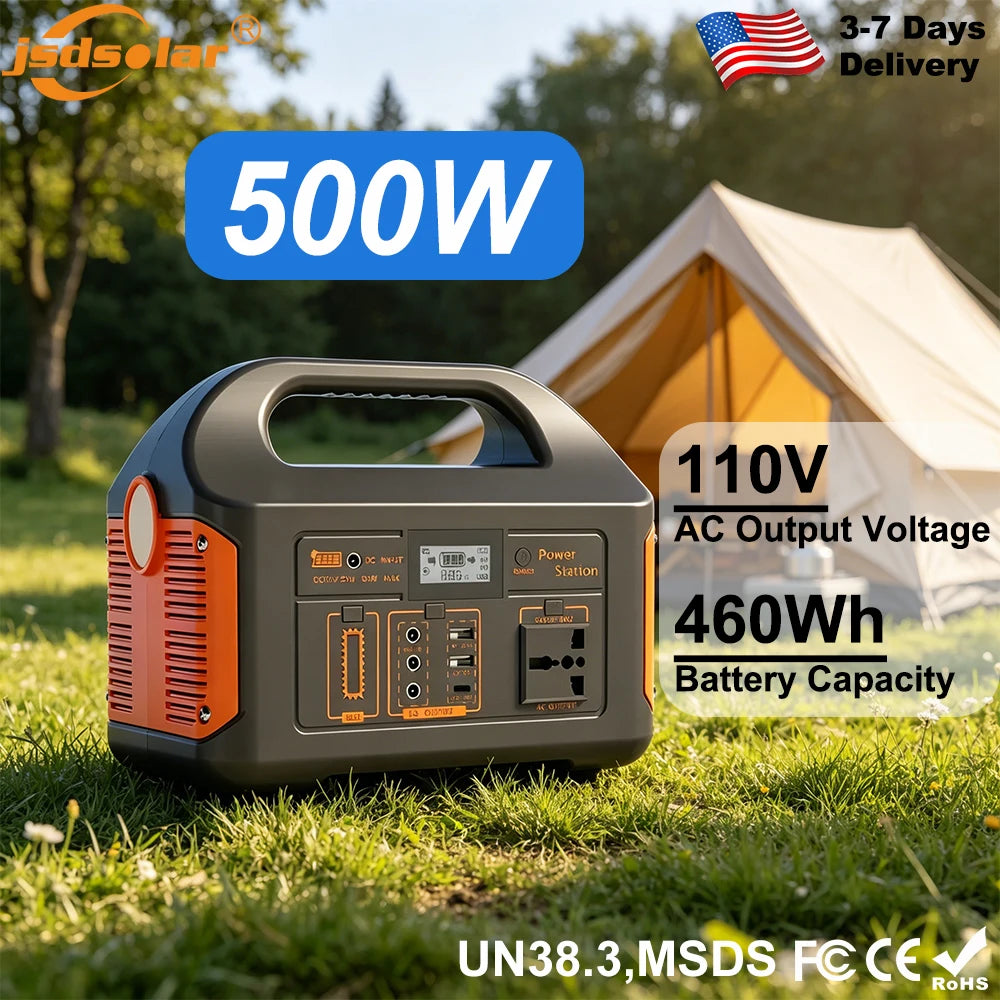 GaiaRay 500W Portable Solar Power Station For Outdoor Use