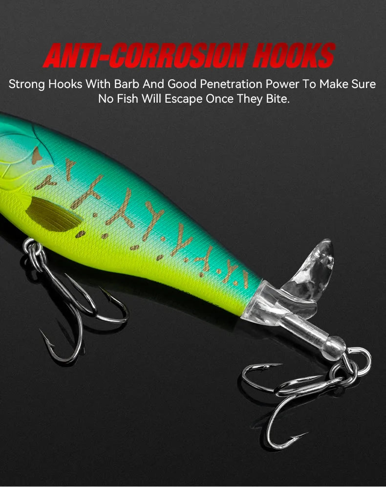 Kingdom Topwater Artificial Popper Lures For Bass And Pike