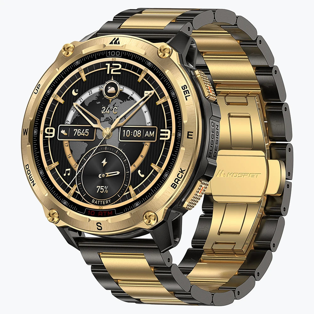 KOSPET Tank T4 GPS Smartwatch Offline Maps And Sports Tracking