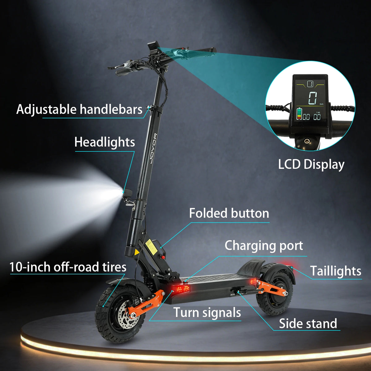 2000W Dual Motor Electric Scooter for Adults With Extended Range