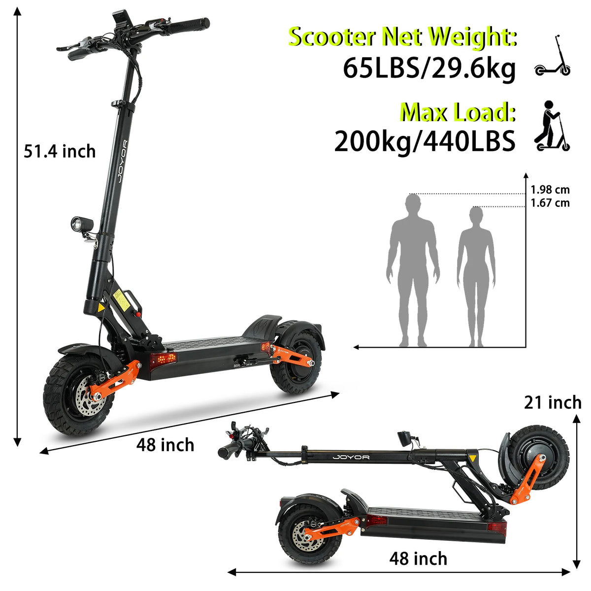 2000W Dual Motor Electric Scooter for Adults With Extended Range