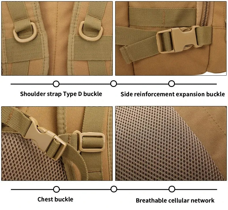 ReFire Gear Tactical Backpack For Hiking Camping And Outdoor Sports