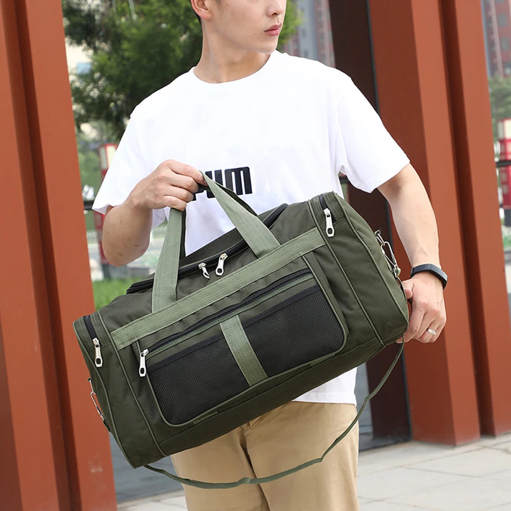 ApwikoGer Waterproof Gym Backpack With Wet Dry Separation