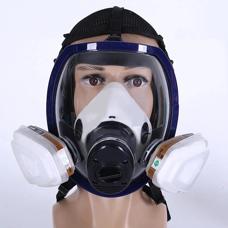 Professional Full Face Respirator With Activated Carbon Filter