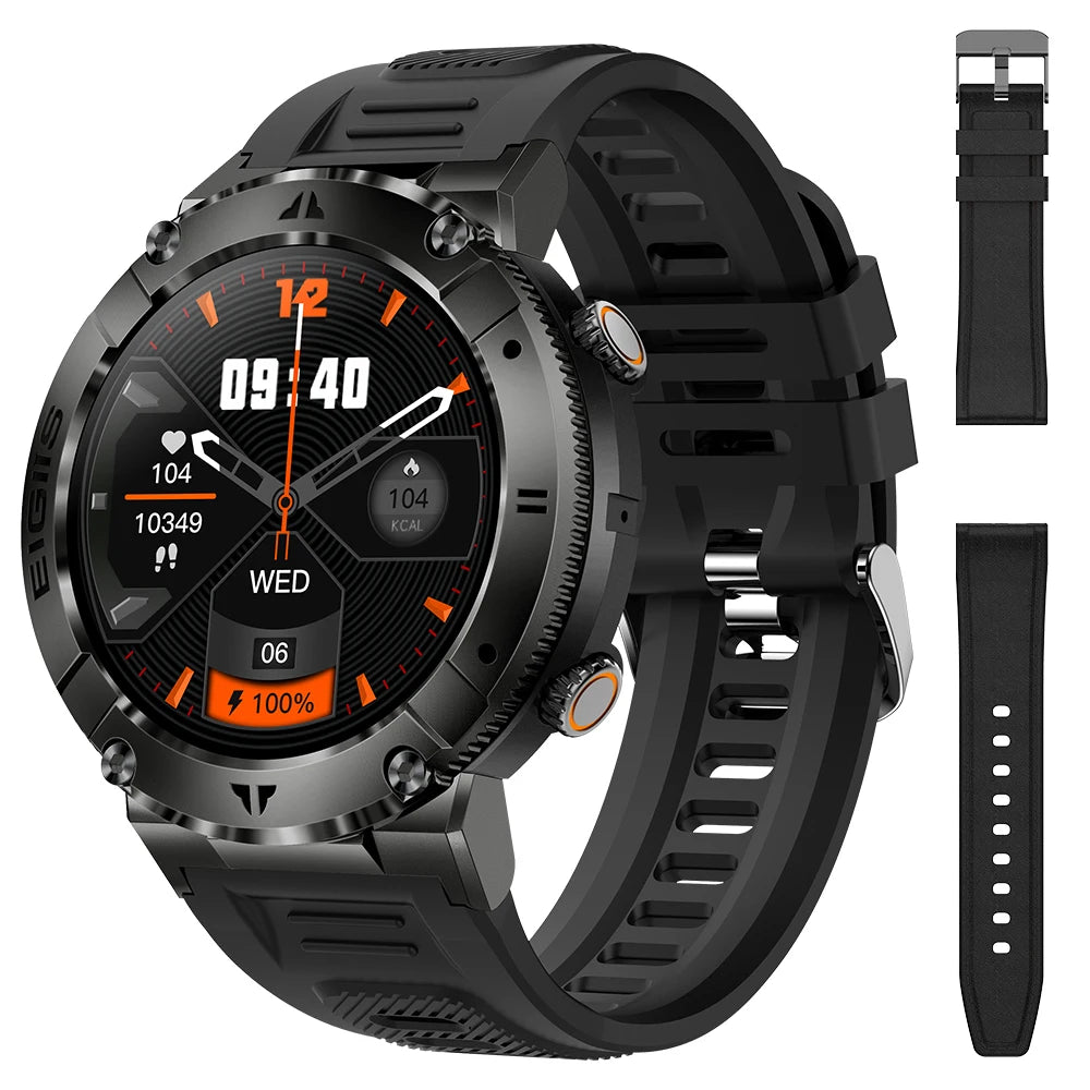 LaNikar Waterproof Smartwatch With Bluetooth Calling And Fitness Tracking