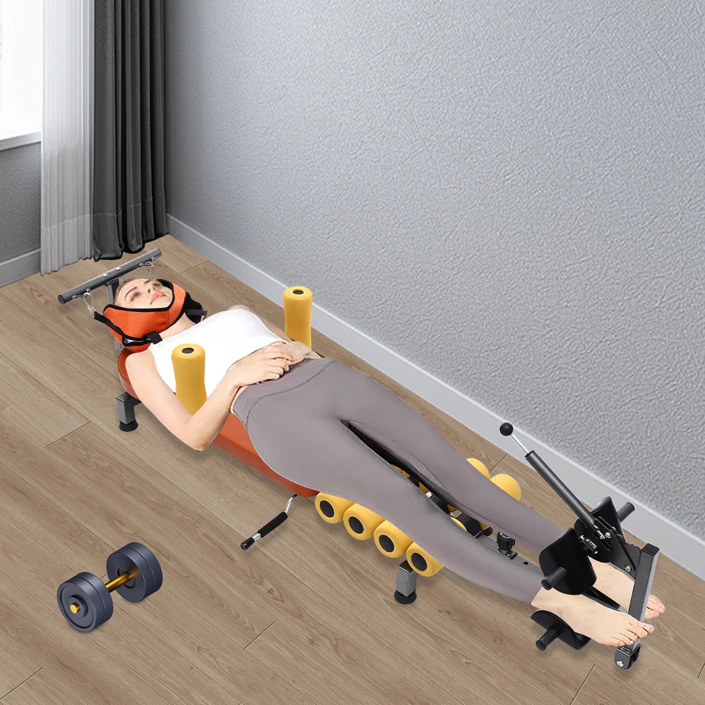 Adjustable Portable Muscle Relaxation Spine Stretching Bench