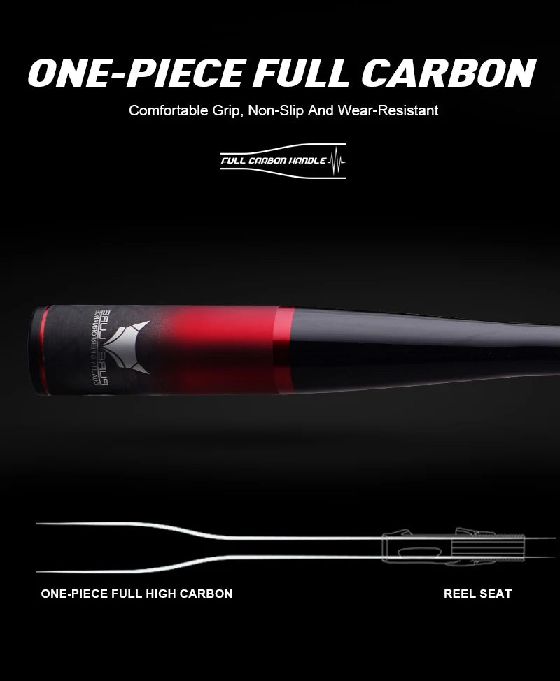 Purelure Seabed Carbon Spin Rod With Fuji Components