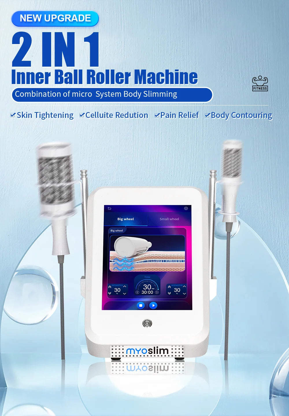 TAIXL Myoslim EMS Vacuum Inner Ball Roller For Body Slimming