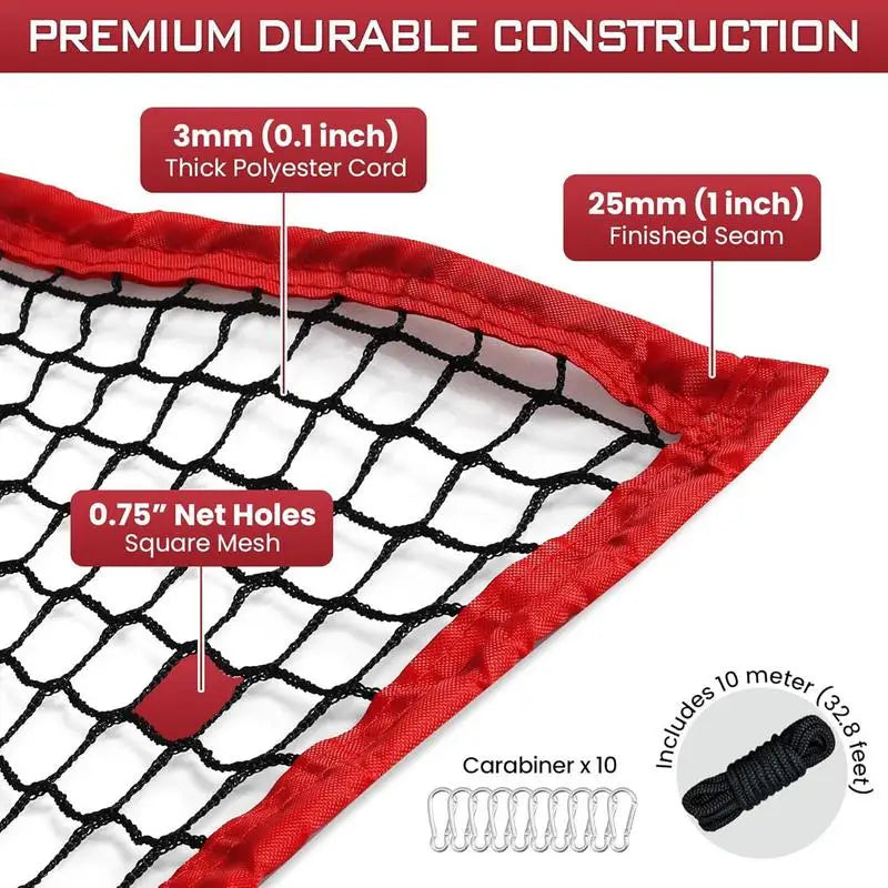 Baseball Practice Net Portable Hitting Batting Training Backstop