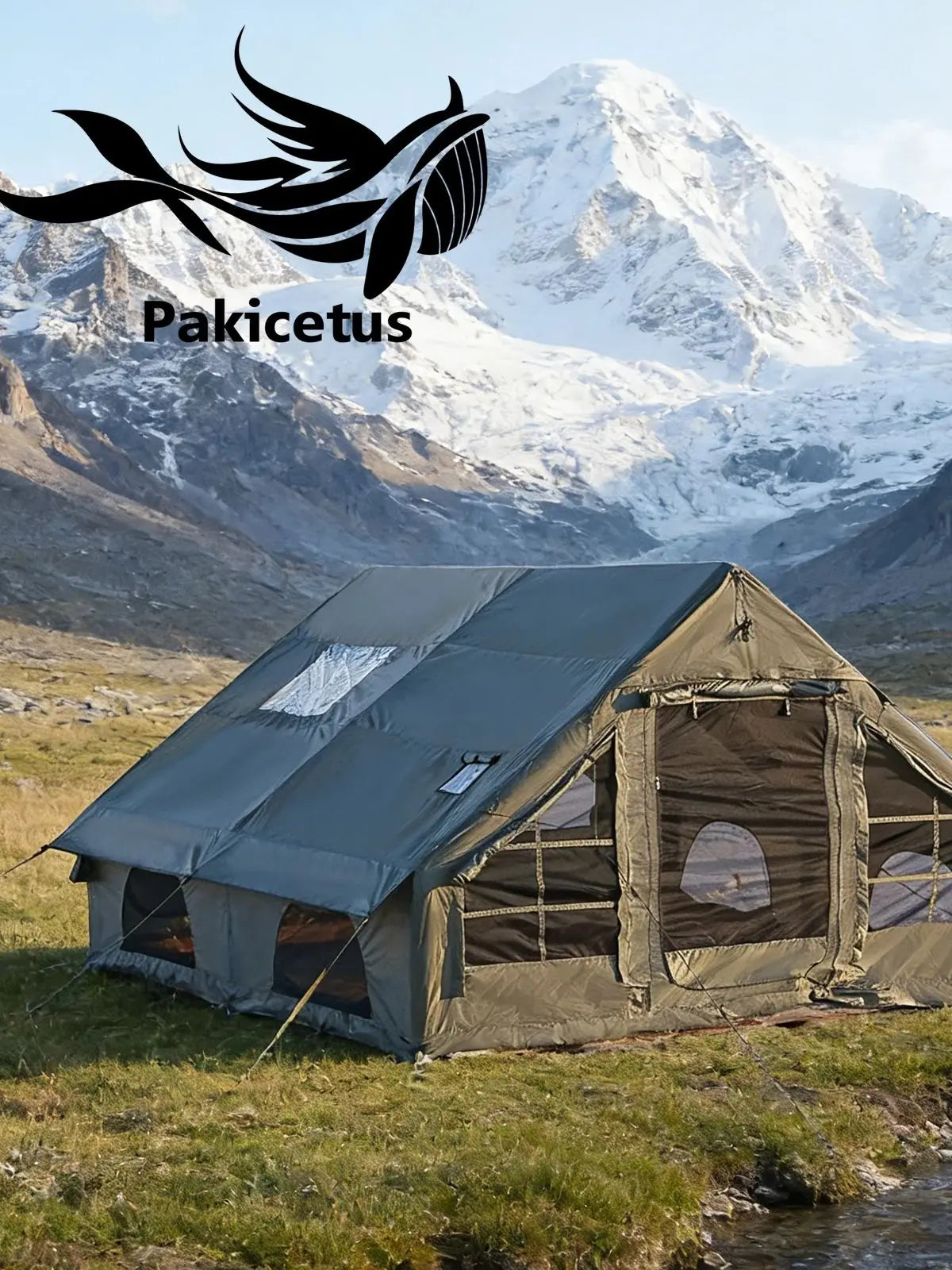 Pakicetus Inflatable Quick Setup Camping Tent 4 Season Waterproof Portable