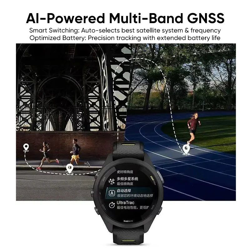 Garmin Forerunner 265 GPS Smartwatch With Heart Rate Monitoring
