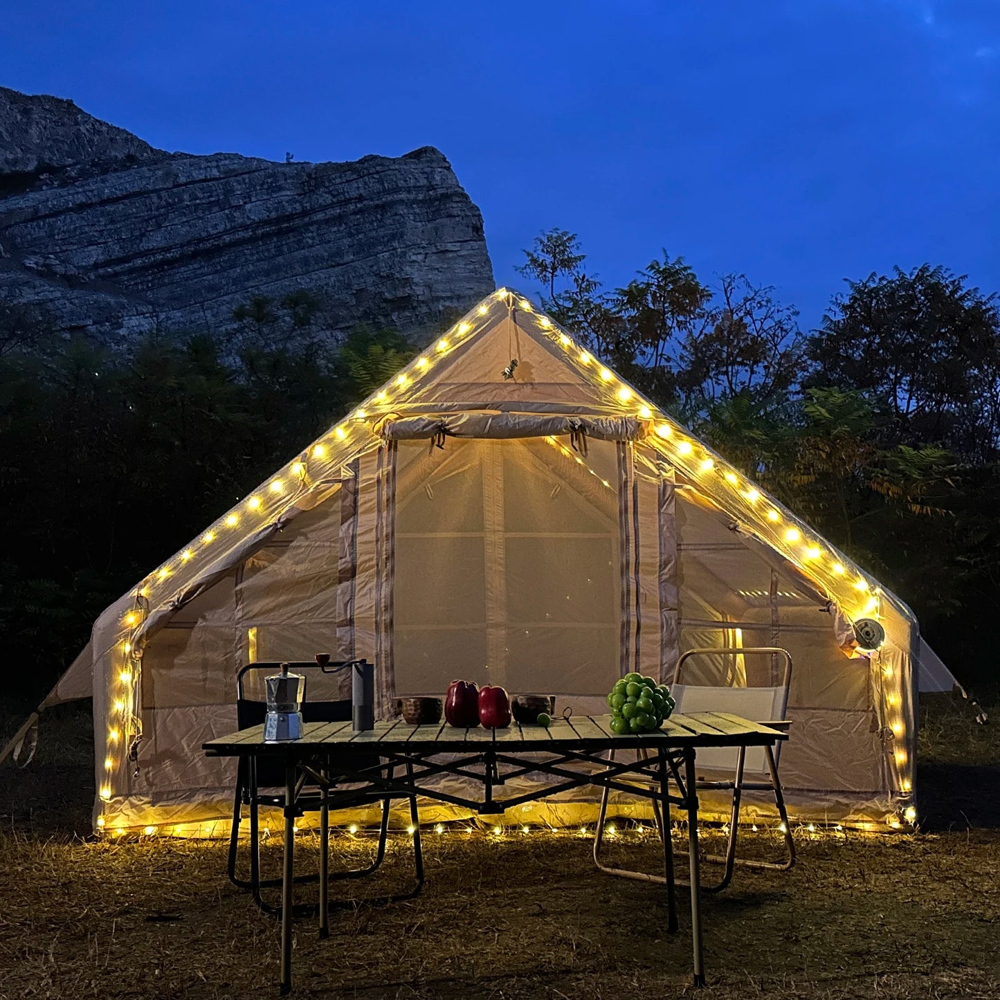 Pakicetus Inflatable Quick Setup Camping Tent 4 Season Waterproof Portable