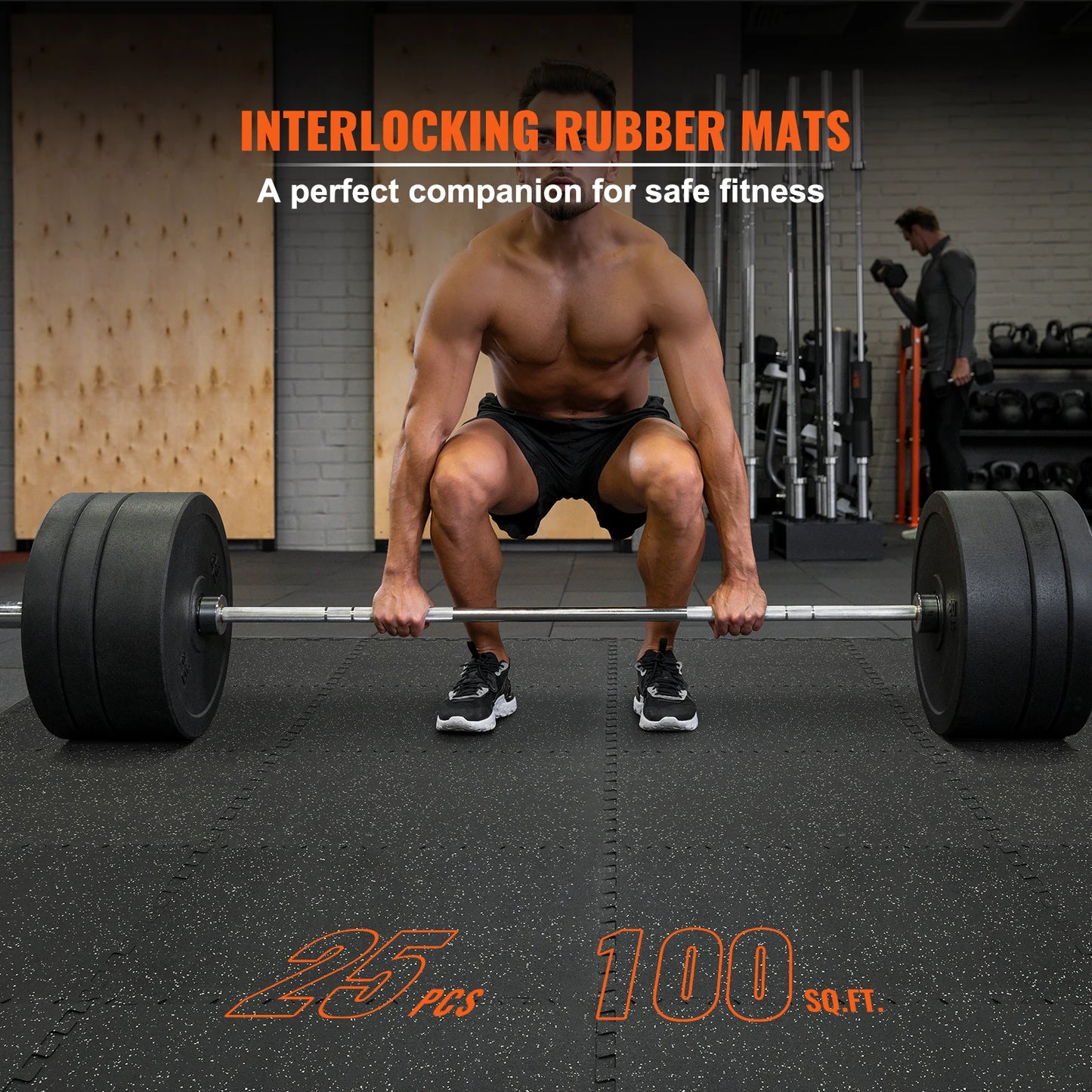 SucceBuy Interlocking EVA Foam Gym Floor Mats Waterproof Exercise Mats