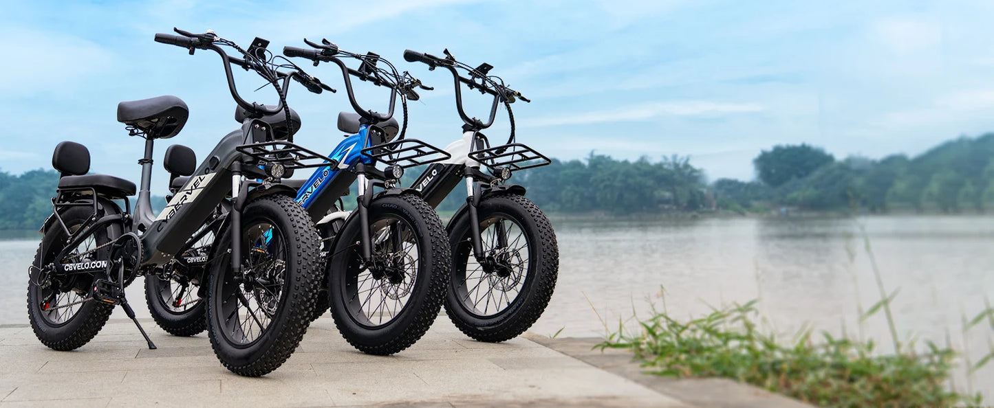 Cybervelo 1500W Electric Commuter Bike With Extended Range Battery