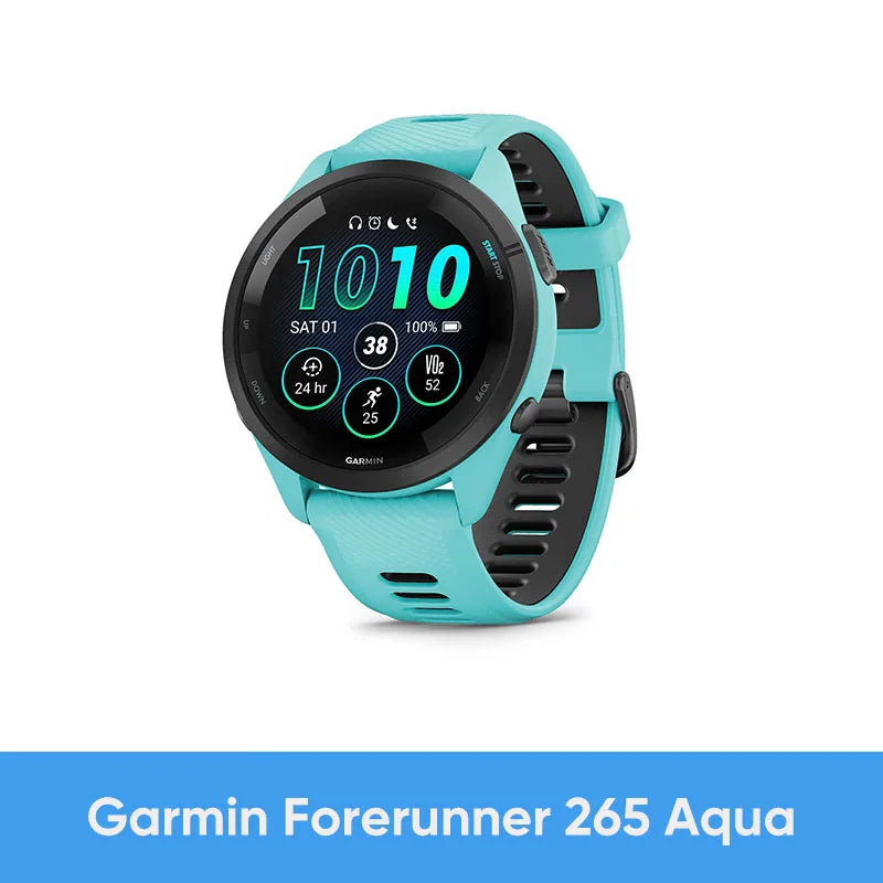 Garmin Forerunner 265 GPS Smartwatch With Heart Rate Monitoring