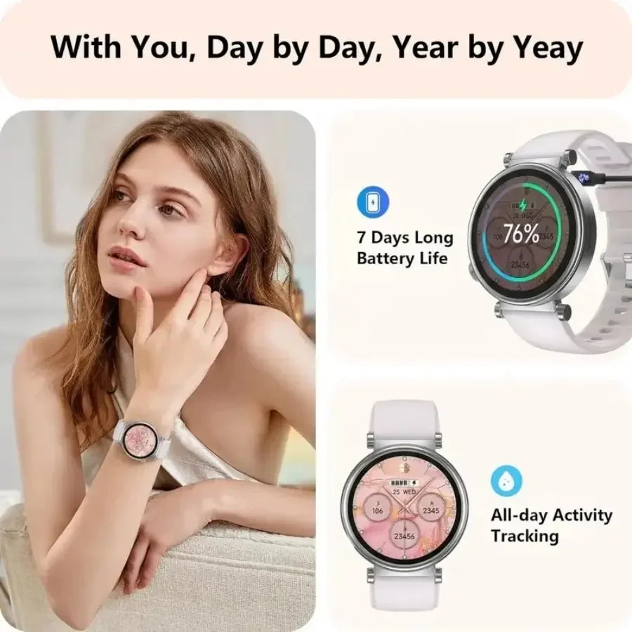 W&O Smart Watch Fitness Tracker With Bluetooth Calling Features