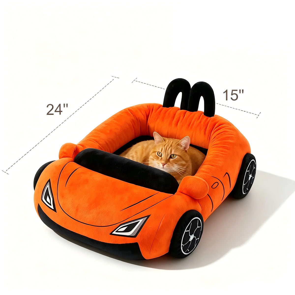 CWV Supercar Cat Bed With Soft Washable Cushion For Cats