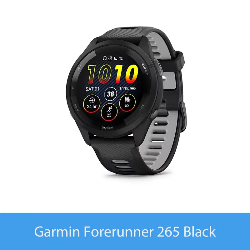Garmin Forerunner 265 GPS Smartwatch With Heart Rate Monitoring