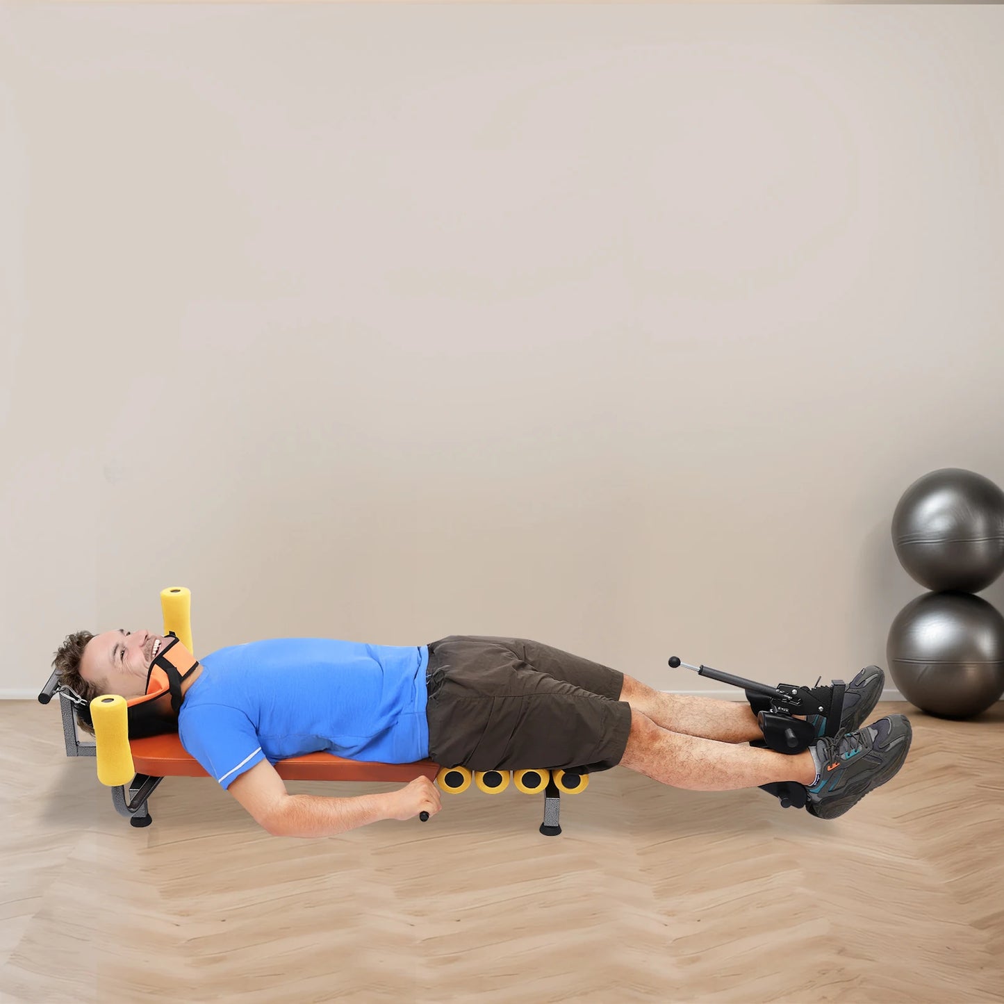 Adjustable Portable Muscle Relaxation Spine Stretching Bench