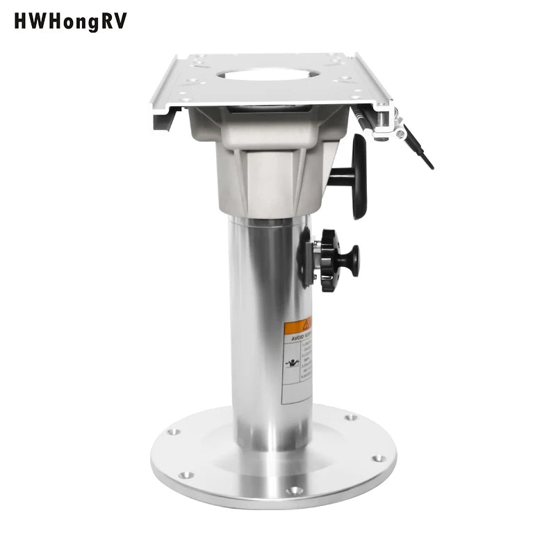Aluminum Adjustable Height Locking Boat Seat Pedestal Mount