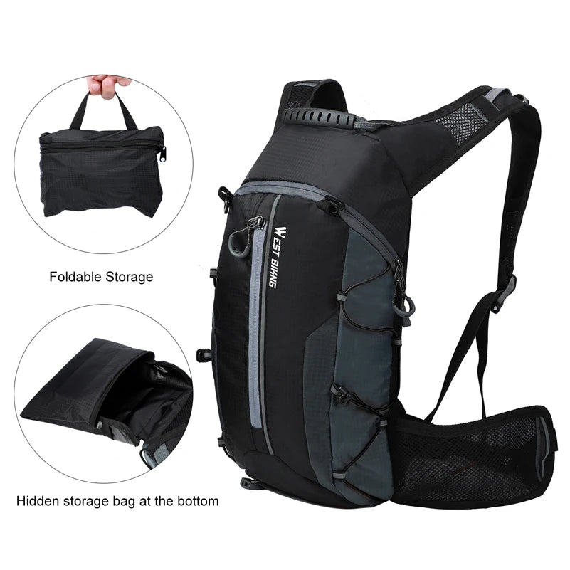 West Biking Outdoor Water Repellent Hydration Backpack For Cycling