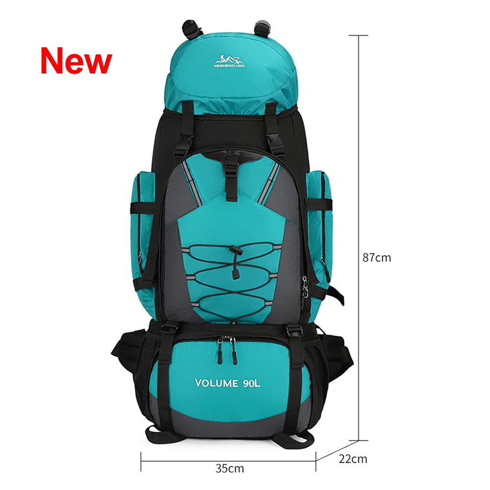 Scione Waterproof Hiking Backpack Large Capacity For Trekking And Camping