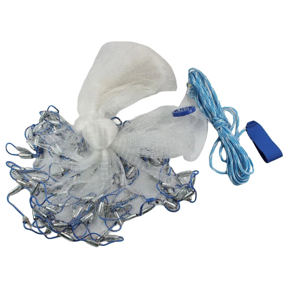 Nylon Monofilament&Steel&Copper Fishing Cast Net Cast Net with Sinker 14 Ft Fishing Cast Net