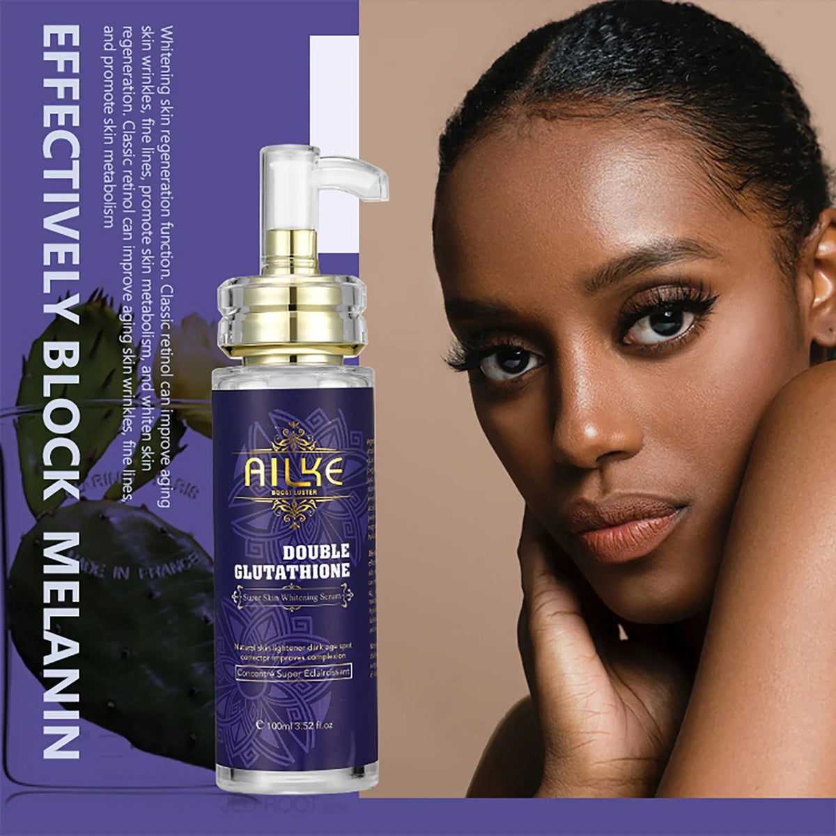Ailke Double Glutathione Whitening Serum For Dark Spots