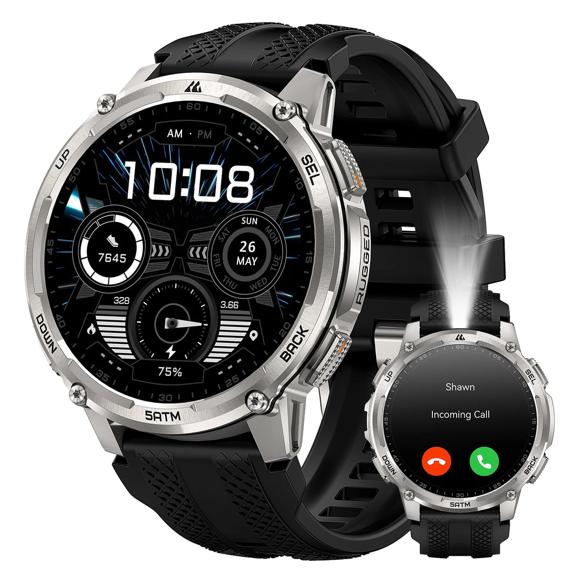 KOSPET Tank T4C Rugged Smartwatch With GPS Fitness Tracking