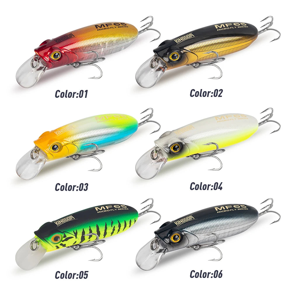 KINGDOM Sinking And Floating Minnow Fishing Lure For Bass And Trout