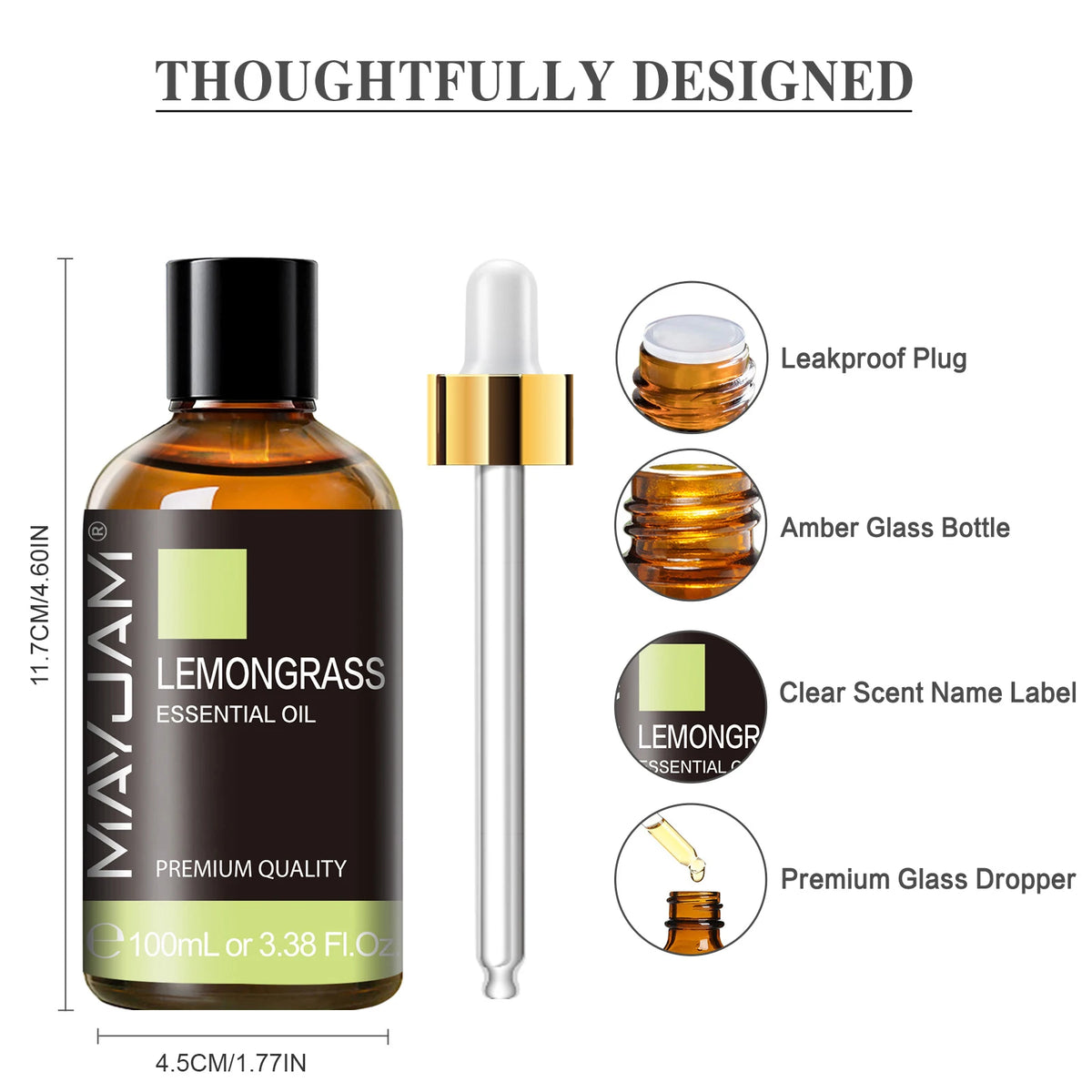 MAYJAM Vanilla Lavender Bergamot Sandalwood Essential Oil for Diffusers