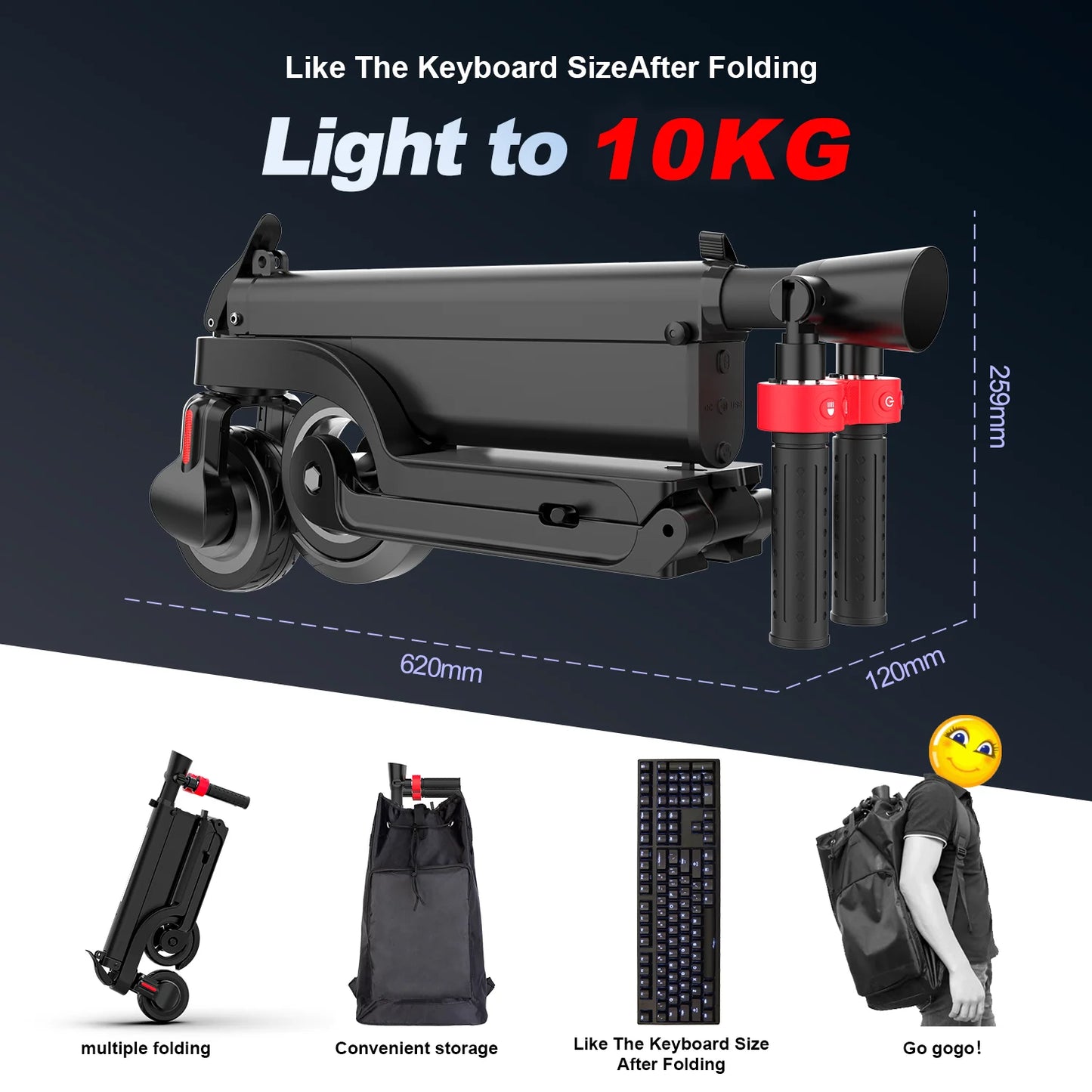 HX X6 Foldable Electric Scooter With Powerful Motor