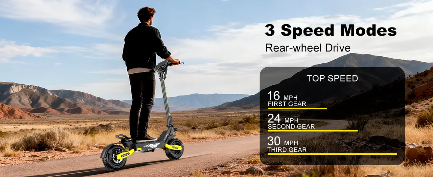 Eoeotwo 1200W Off Road Foldable Electric Scooter For Adults