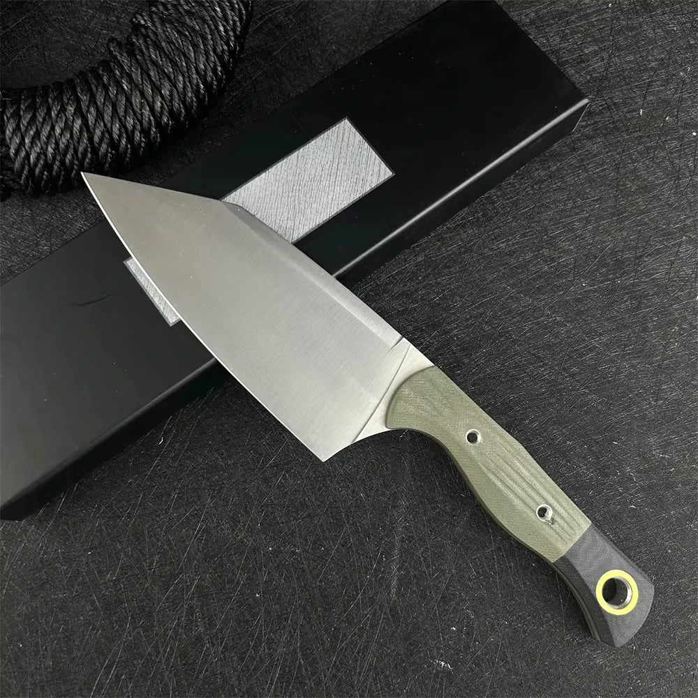 DIY Straight Utility Knife For Outdoor Survival And Woodworking
