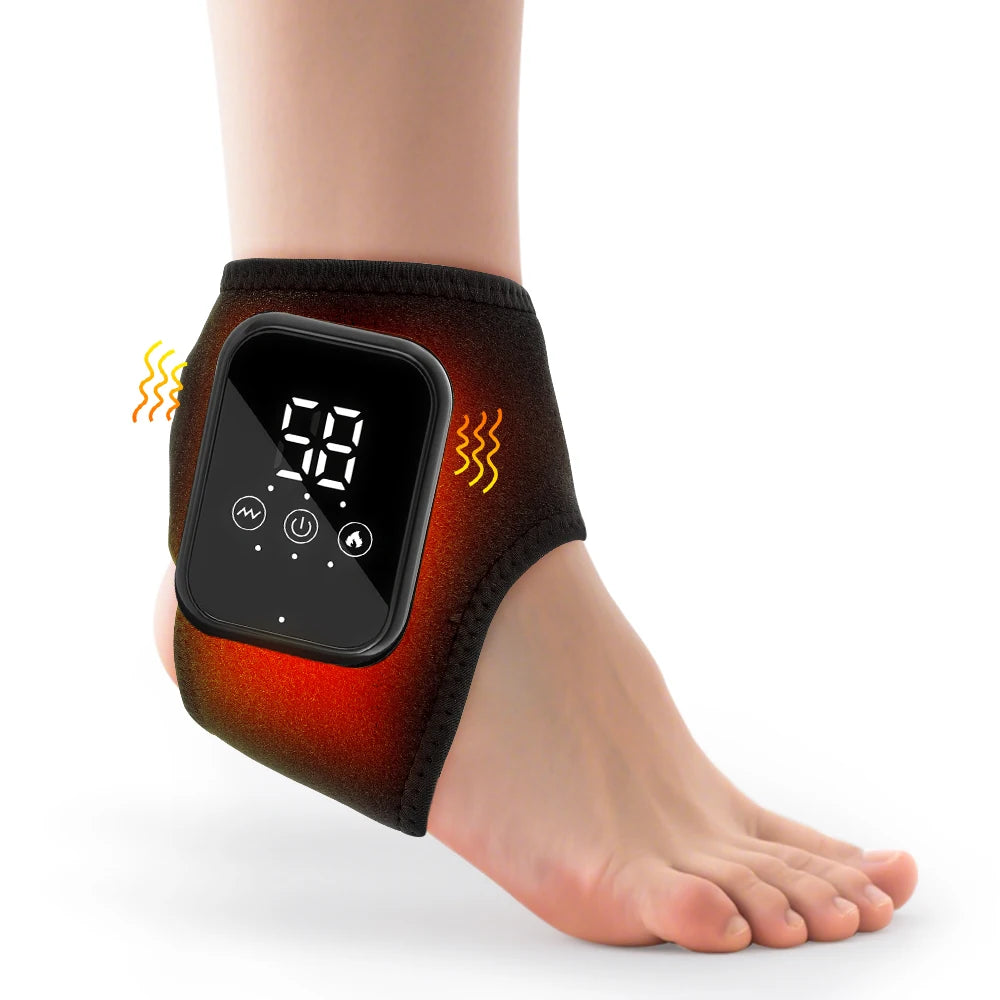Hailicare Rechargeable Heated Ankle Brace With Vibration Support