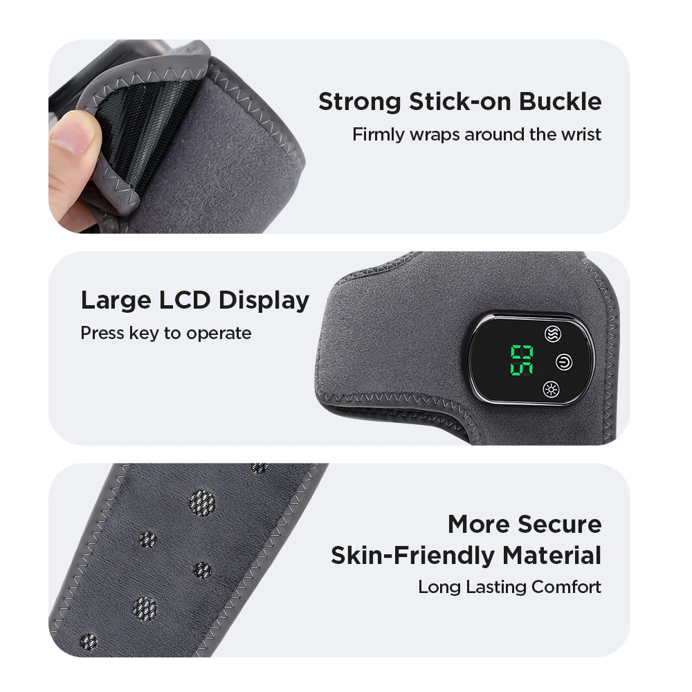 Hailicare Heated Ankle Brace With Five Heat Settings And Vibration