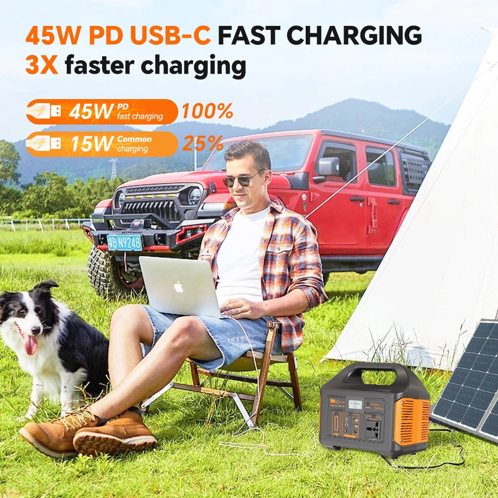 GaiaRay 500W Portable Solar Power Station For Outdoor Use